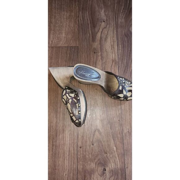 Kenneth Cole Peeptoe Clogs - Picture 2 of 8